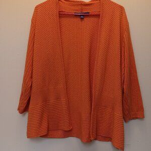 Plus Size Women's Orange Shell/Short Jacket. XXL New Direction